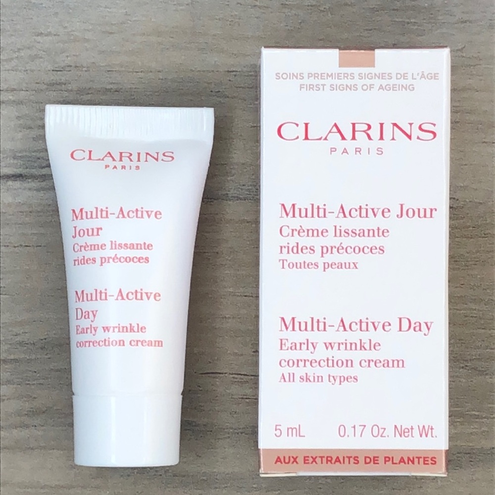 5 for $15✨ Clarins Paris Multi-Active Day Early Wrinkle Correction Cream
